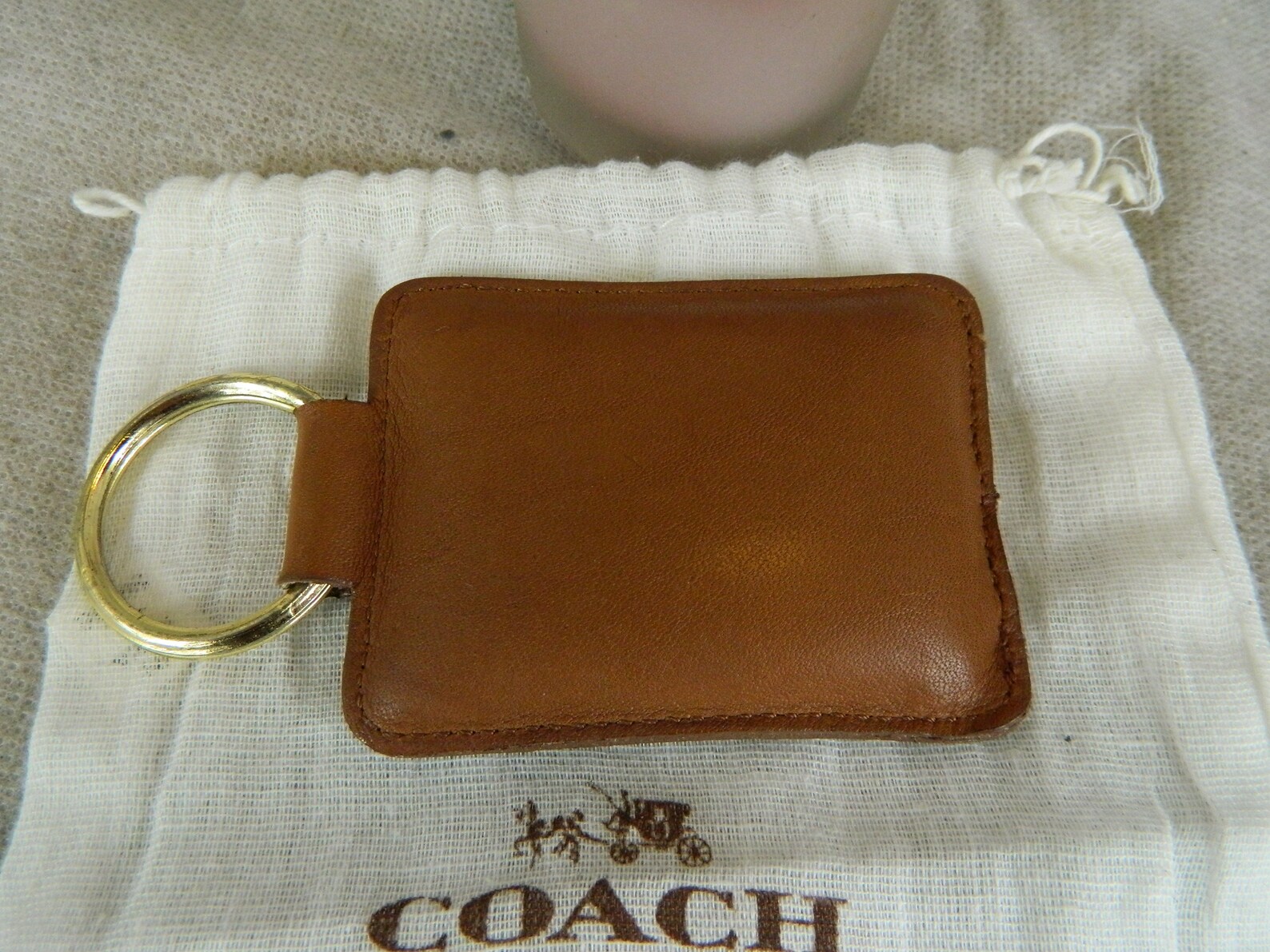Coach Vintage 'Mini Bean Bag Keychain' In British Tan Etsy