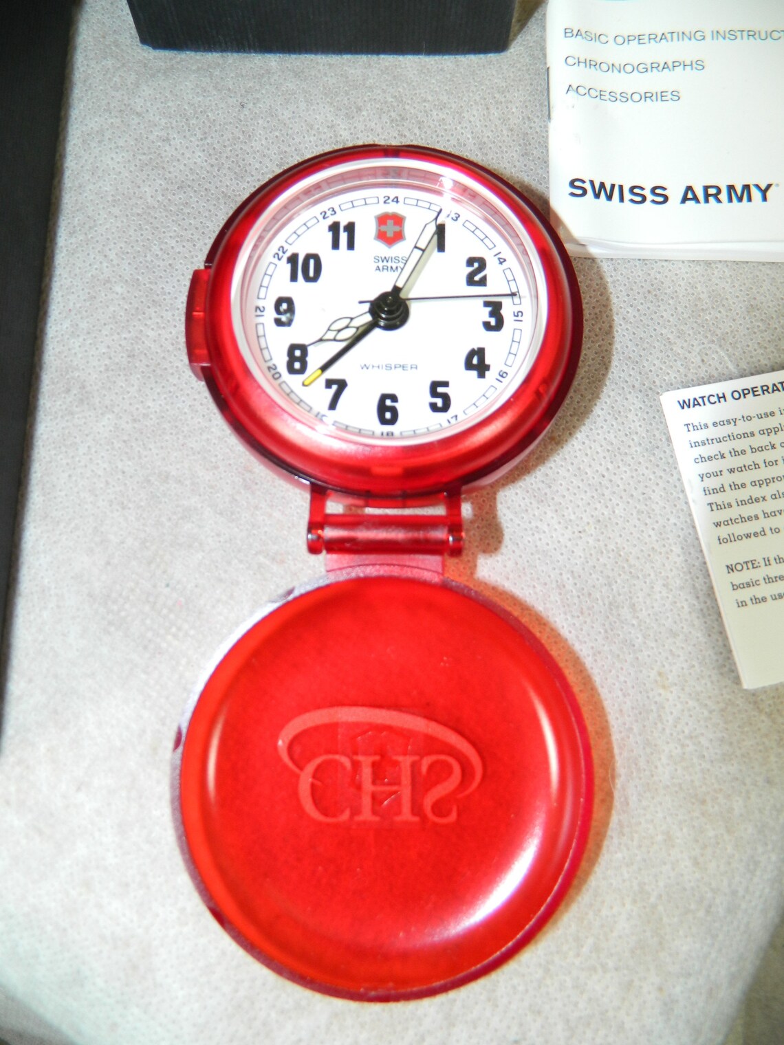 Vintage Victorinox Swiss Army 'Whisper' Travel Alarm Etsy