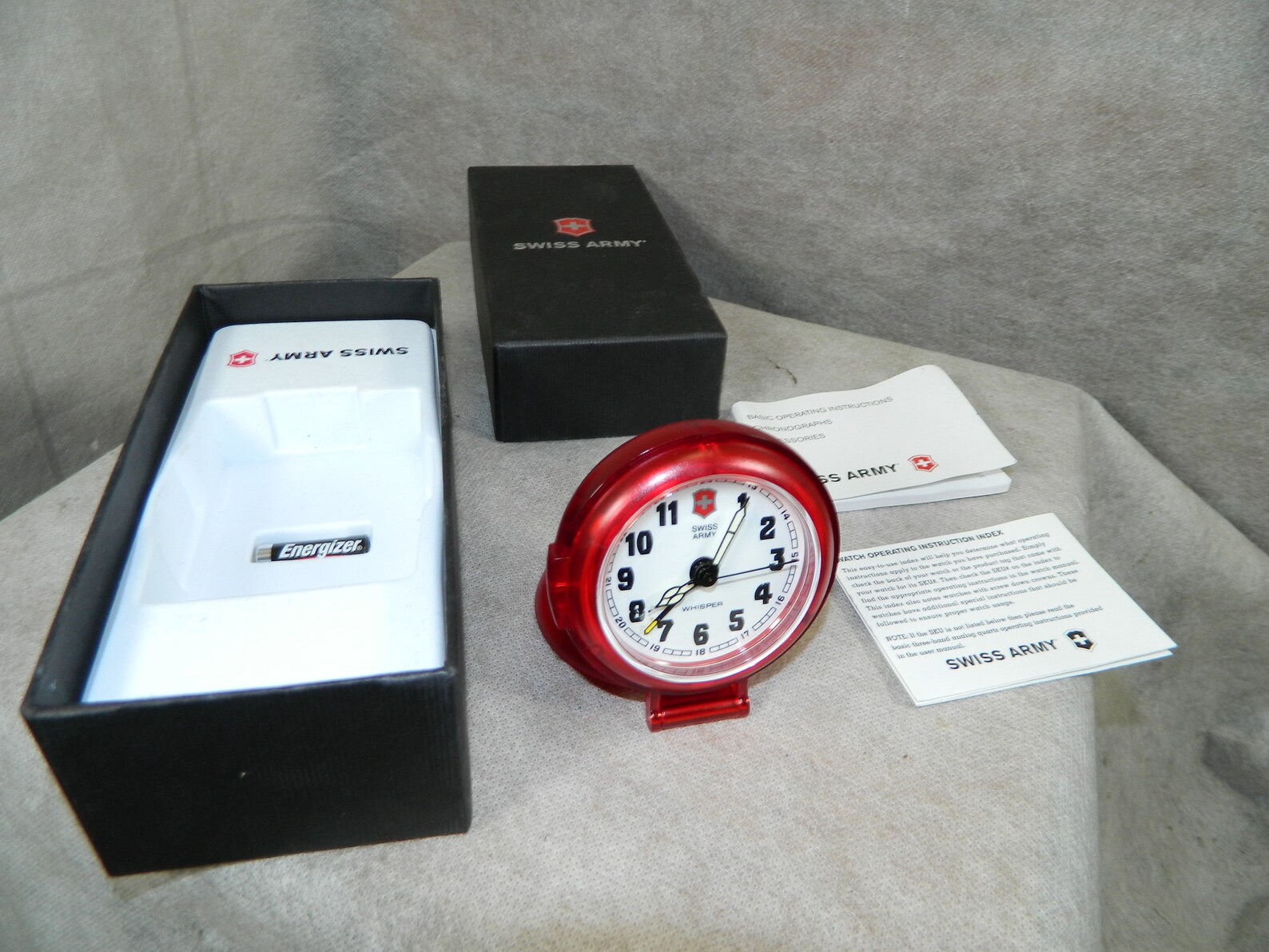 Vintage Victorinox Swiss Army 'Whisper' Travel Alarm Etsy