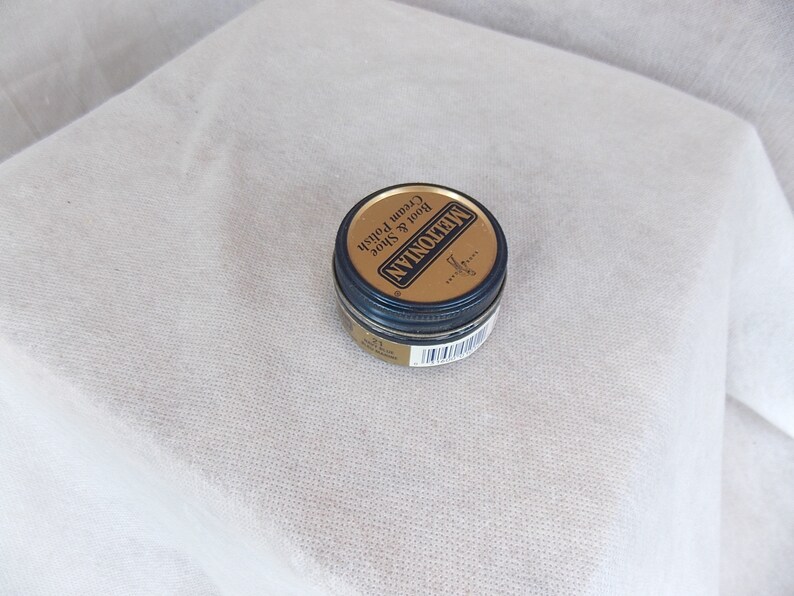 Meltonian Shoe Cream Navy Blue 21 Original Full Jar Vintage Etsy