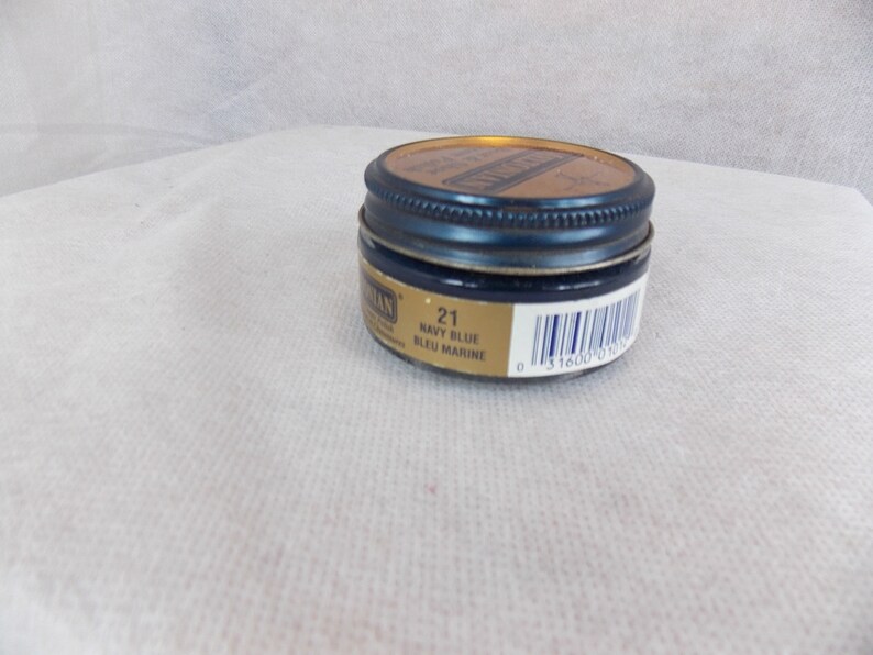 Meltonian Shoe Cream Navy Blue 21 Original Full Jar Vintage Etsy