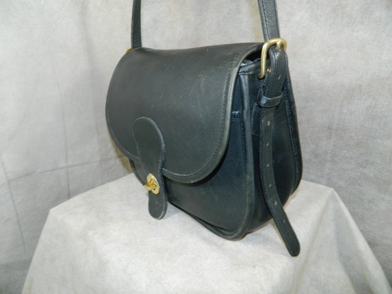 COACH ~ 'Saddlery' Bag Style #9535 - Brass - Blac… - image 3