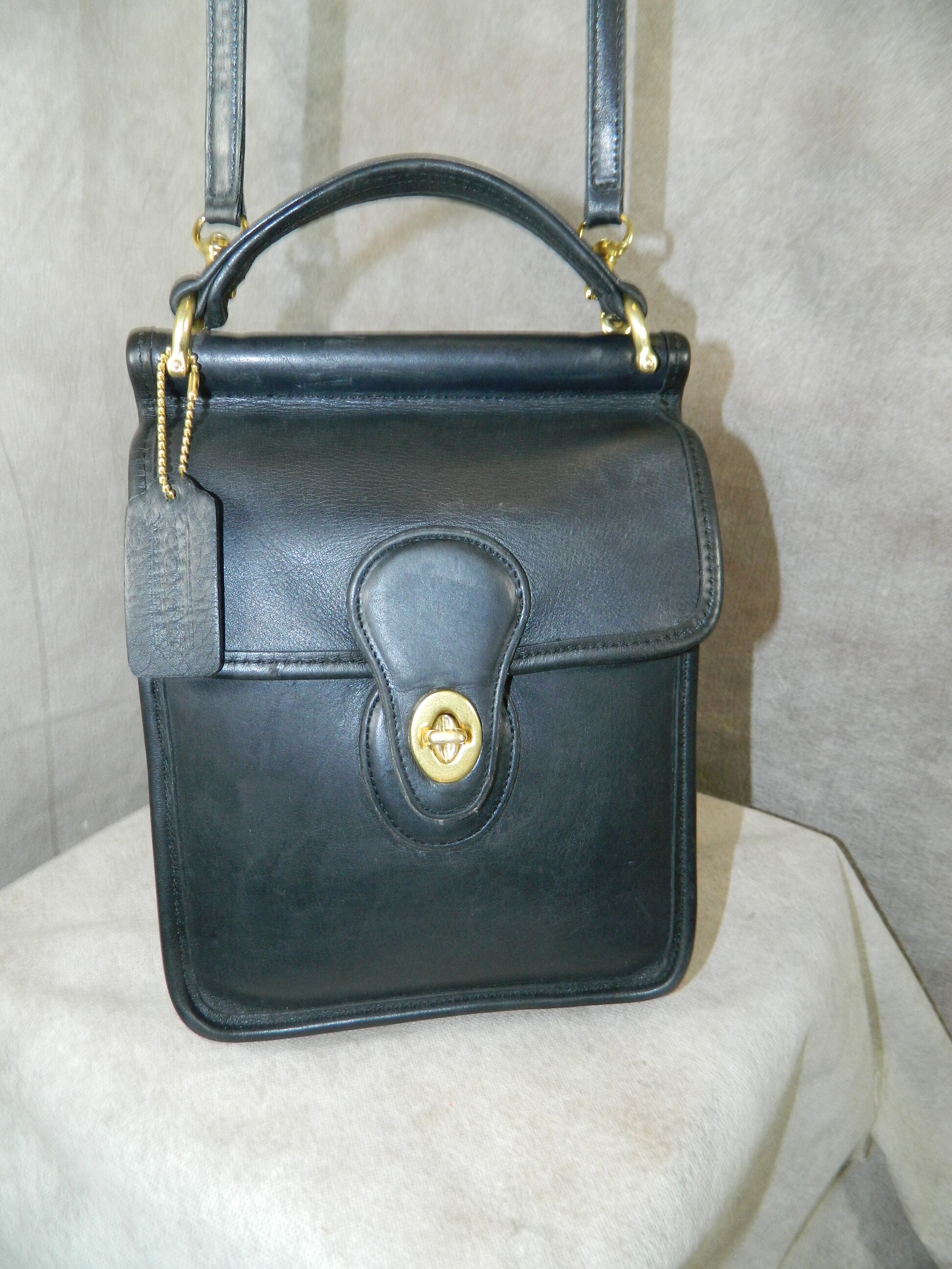 Vintage Coach #9930 Murphy Brown Leather Crossbody Bag Shoulder Purse -  Ruby Lane