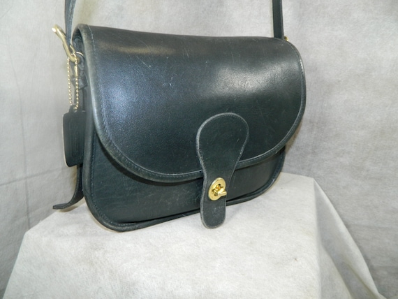 COACH ~ 'Saddlery' Bag Style #9535 - Brass - Blac… - image 1