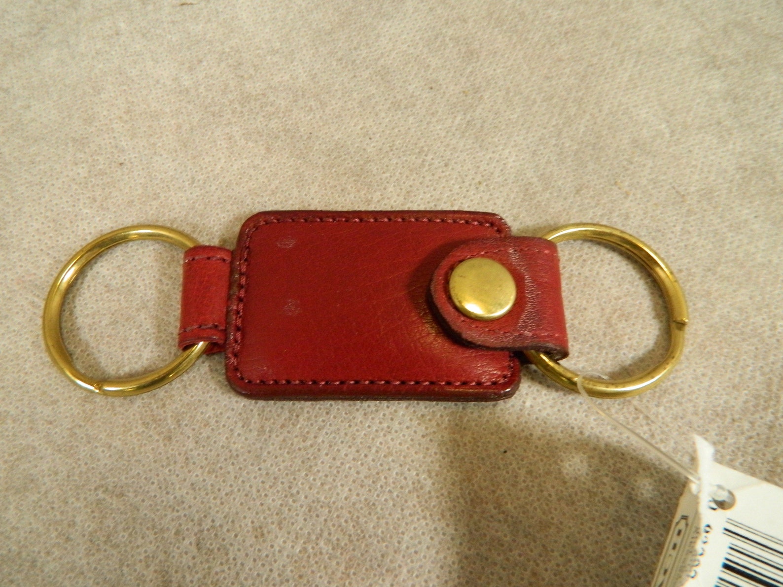 COACH Vintage Valet Key Fob RED Brass 7213 New With Tags | Etsy