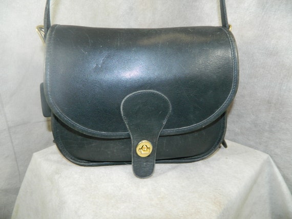 COACH ~ 'Saddlery' Bag Style #9535 - Brass - Blac… - image 2