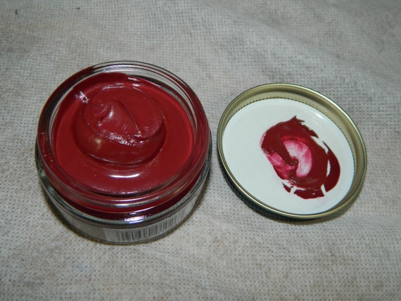 Meltonian Shoe Cream Red #107 Original Full Jar V… - image 3