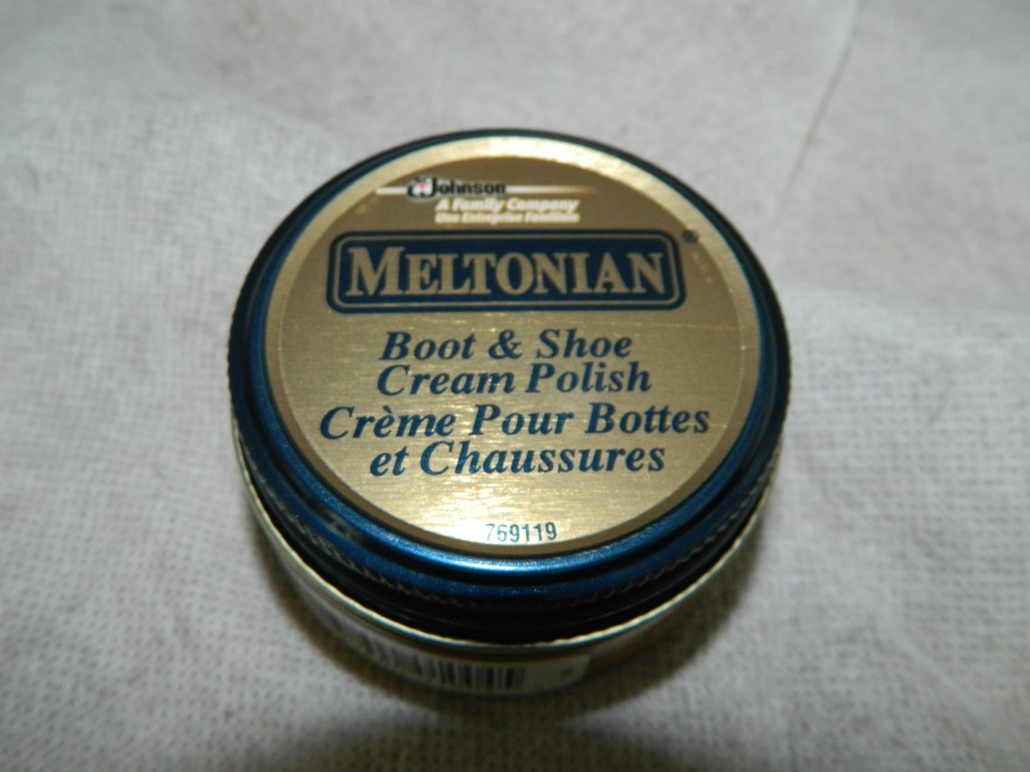 Meltonian Shoe Cream Light BROWN 6 Original Full Jar Vintage Etsy España