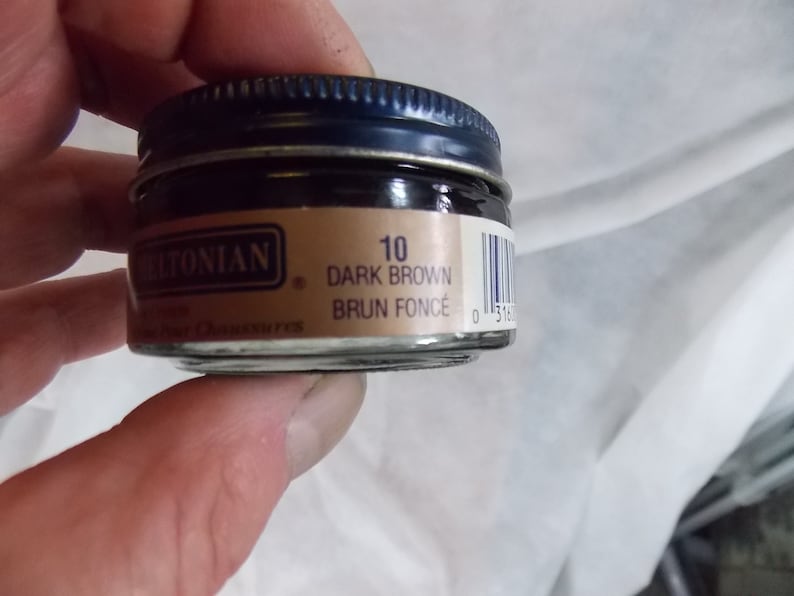 Meltonian Shoe Cream DARK BROWN 10 Original Full Jar