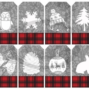 Digital Christmas Tags, Printable Christmas Tags, Vintage Christmas Tags, Christmas  Gift Tags, Old Fashioned Holiday Tags, Gift Tags 