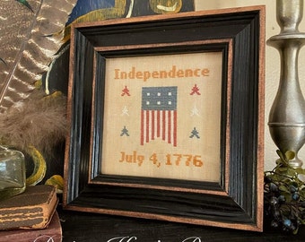 YOU Download PDF Chart Pattern | Cross Stitch | Independence | 4th of July Patriotic Americana
