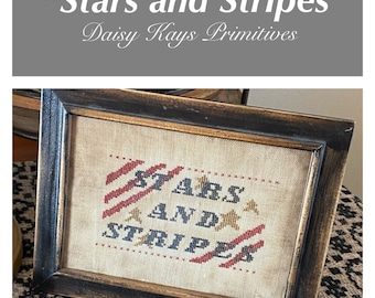 YOU Download Pattern Chart | Cross Stitch | PDF Download | Primitive Prim | Pillow Tuck Pin Keep Framed Stitchery | Tiered Tray