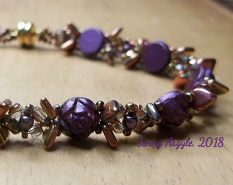 SAMOUCZEK Bransoletka Dragonscale Roseta Garden