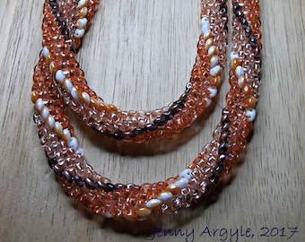 TUTORIAL Twin Spiral Peyote Stitch Rope