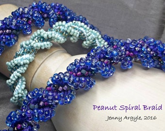 TUTORIAL Kumihimo - Peanut Spiral Braid