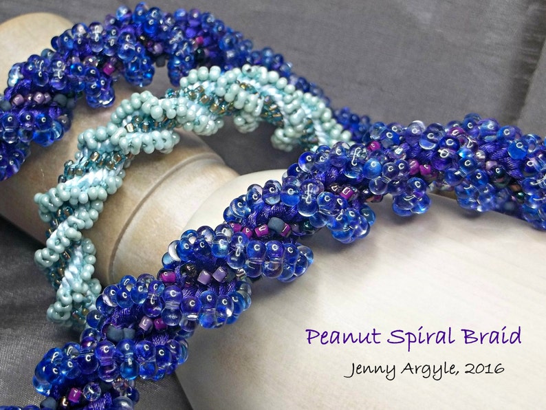 TUTORIAL Kumihimo Peanut Spiral Braid Etsy