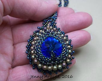 TUTORIAL Peacock Pendant - 'Iridescence of a Peacock'