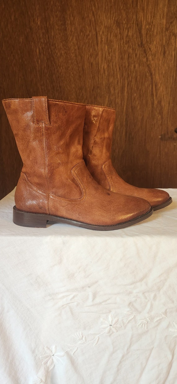 genuine leather cowgirl boots