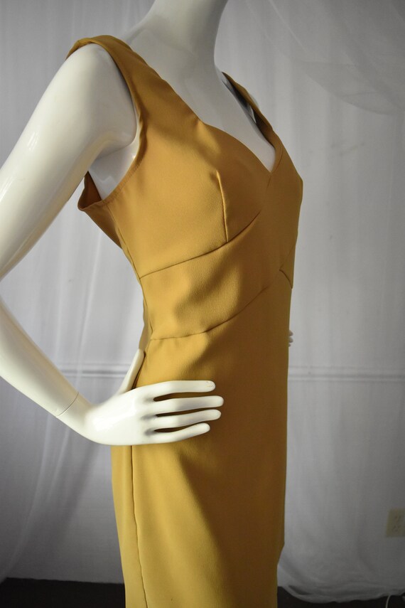 Vintage Tan Hourglass Bandage Mini Dress - image 5