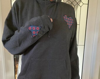 heart on your sleeve sweatshirt