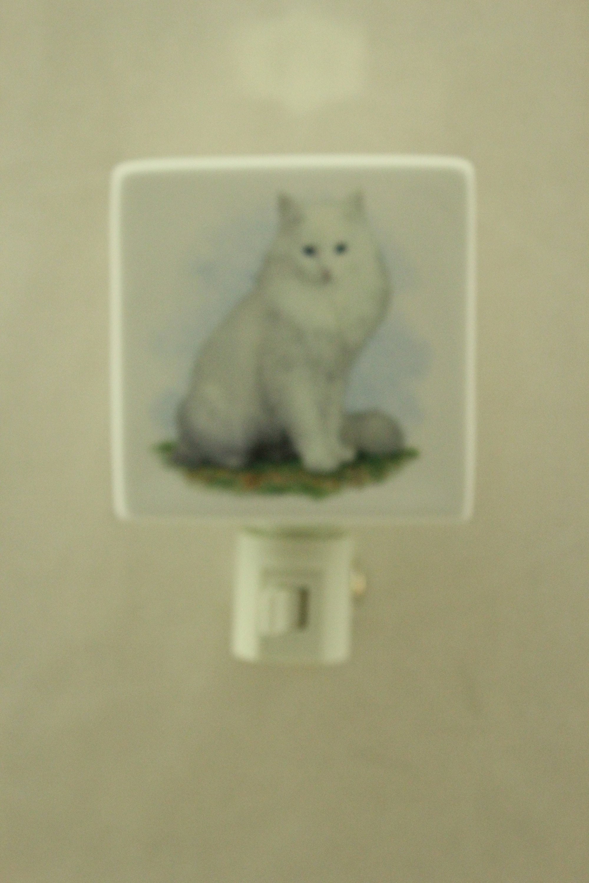 The Tiniest Tiger Motion Sensor Cat Night Light, White