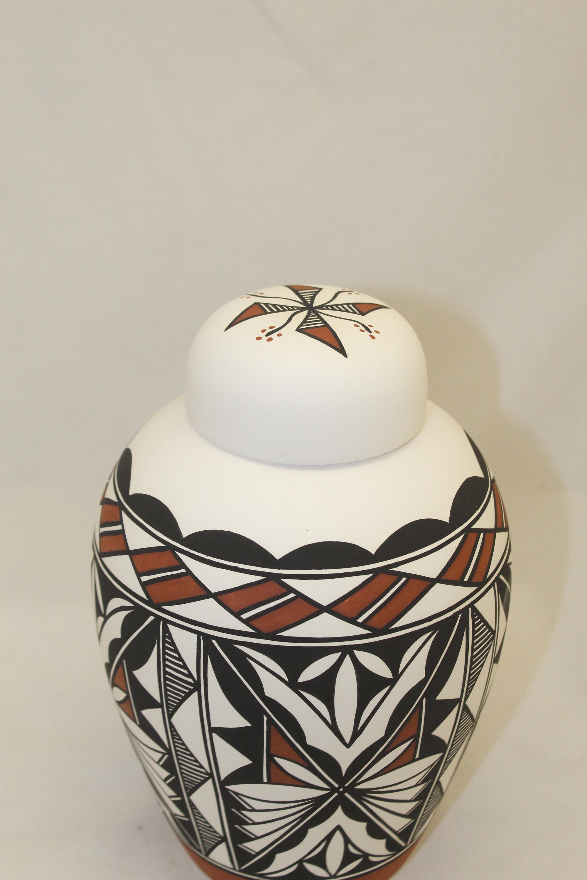 Native American Adult Cremation Urn, Large Urn for Ashes, Large Jar