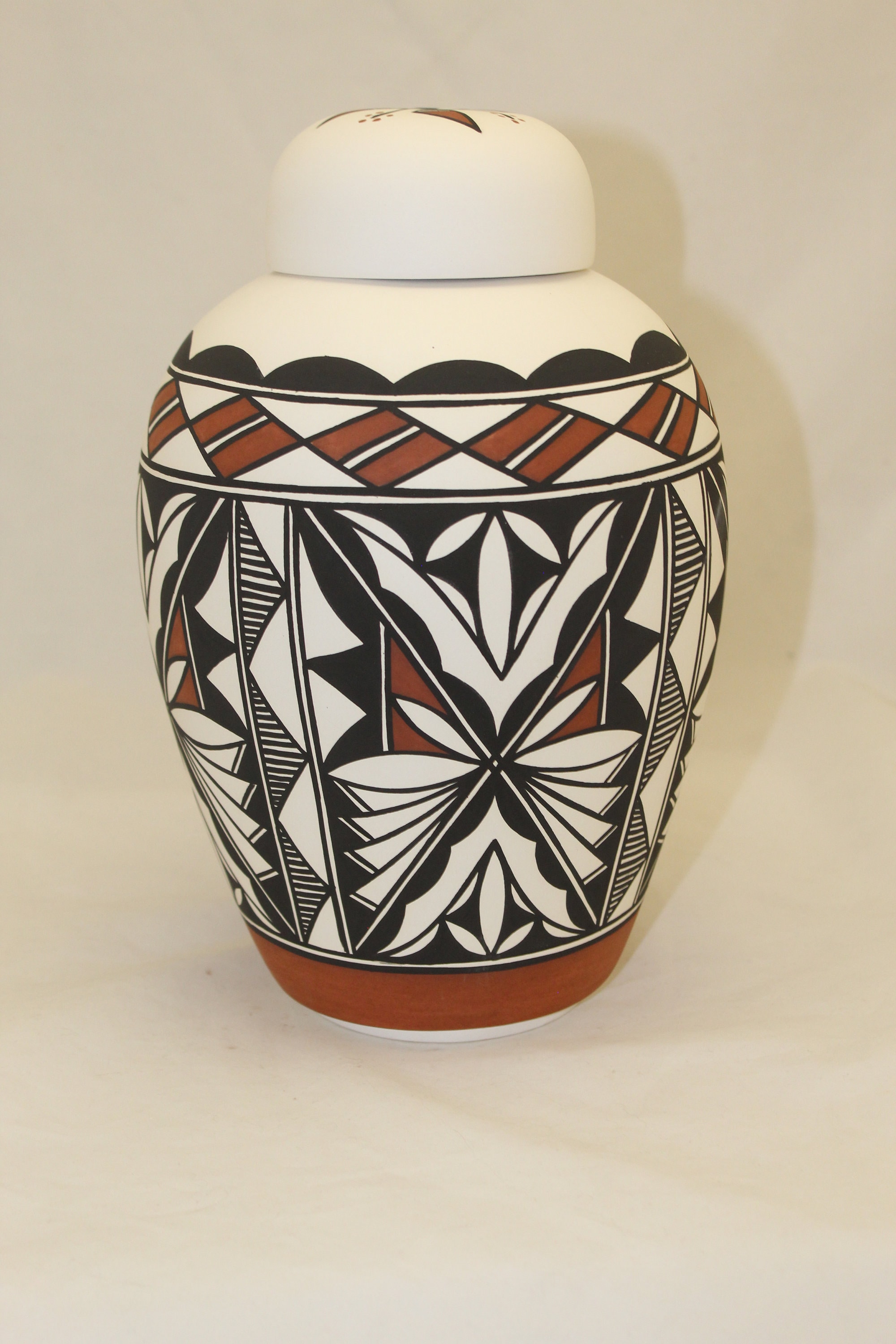 Native American Adult Cremation Urn, Large Urn for Ashes, Large Jar