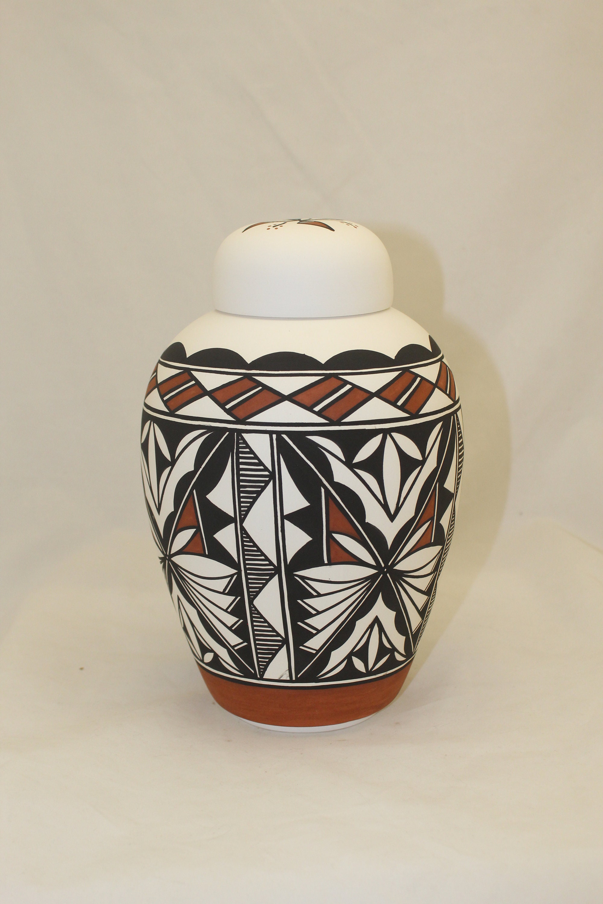Native American Adult Cremation Urn, Large Urn for Ashes, Large Jar