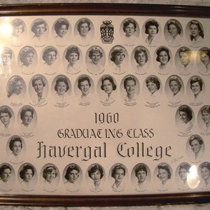 Havergal College Toronto 1960 Graduation Class Picture