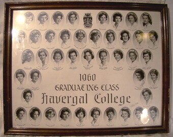 Havergal College Toronto 1960 Graduation Class Picture