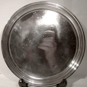 Birks Sterling Silver Round Salver or Small Tray 1955