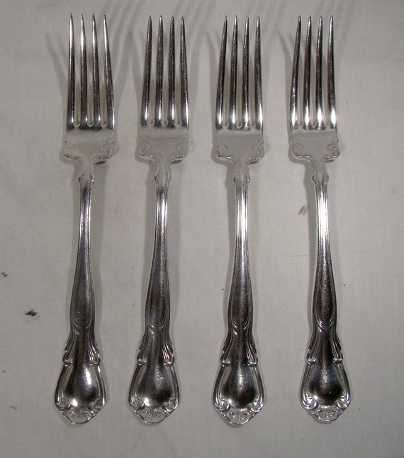 Dorothy Vernon by Whiting Sterling Silver Dinner Fork 7 1//2/"