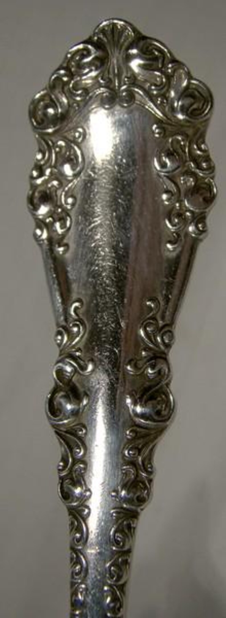 Rogers Berkshire Silver Plated 8-3/4" Large Meat or Serving Fork 1897 image 2