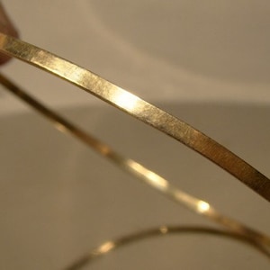 BIRKS 10K Yellow Gold Bangle BRACELET 1960s Do Not Purchase