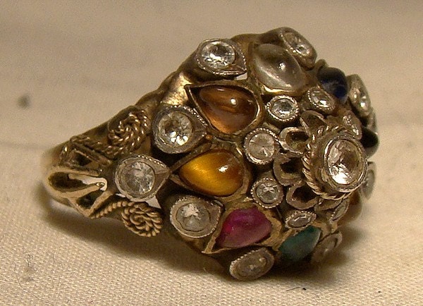 Kenny Clip-on Rings, Antique Pewter