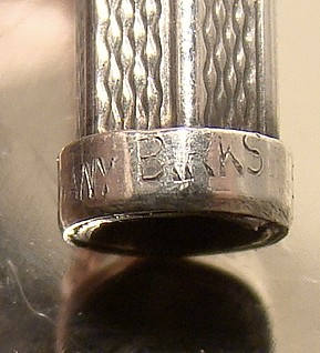 Birks sterling silverのtoothpick holder Birks Sterling Silver Extending Toothpick or Pendant - Etsy