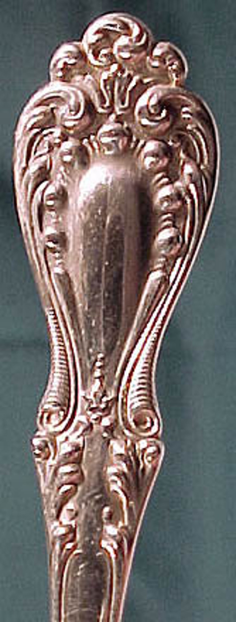 Antique Watson Sterling Silver Nut Spoon with Gilt Bowl 1900 image 2