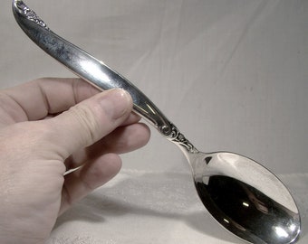 Rogers Leilani Silver Plated 8-5/8" Table or Serving Spoon 1961