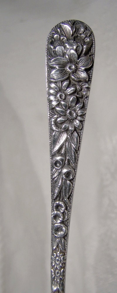 Décapsuleur En Argent Sterling S. Kirk & Son - Motif Rose De Baltimore - États-Unis