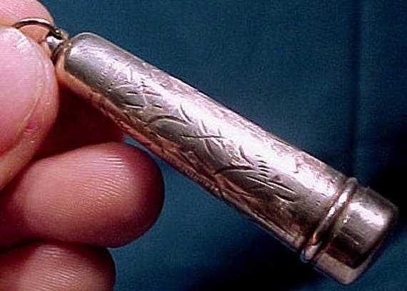 Sterling Silver Cigarette or Cheroot Holder 1900 1910