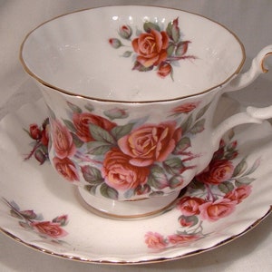 Royal Albert Centennial Rose Teacup and Saucer