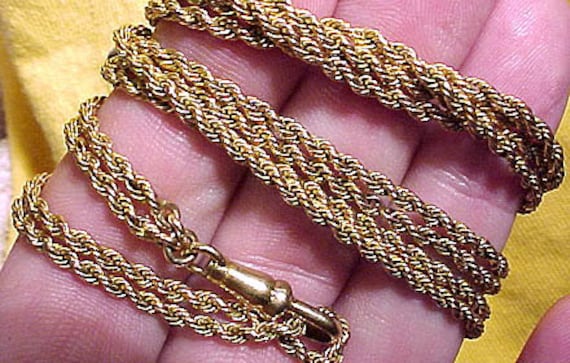 9k gold rope chain