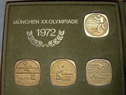 コレクション Canadian Olympic Coin Canada 1972 Munich Olympics Cased Bronze Medallions Souvenir Set