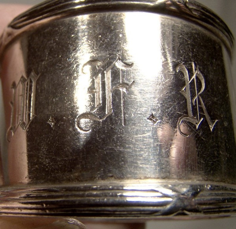 Edwardian Heavy Sterling Silver Napkin Ring 1910 American