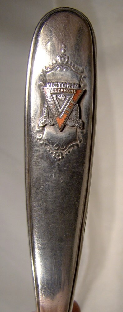 BIRKS STERLING 銀製 アンティーク　レター　オープナー Birks Sterling Silver Letter Opener With Victoria Paper & Twine