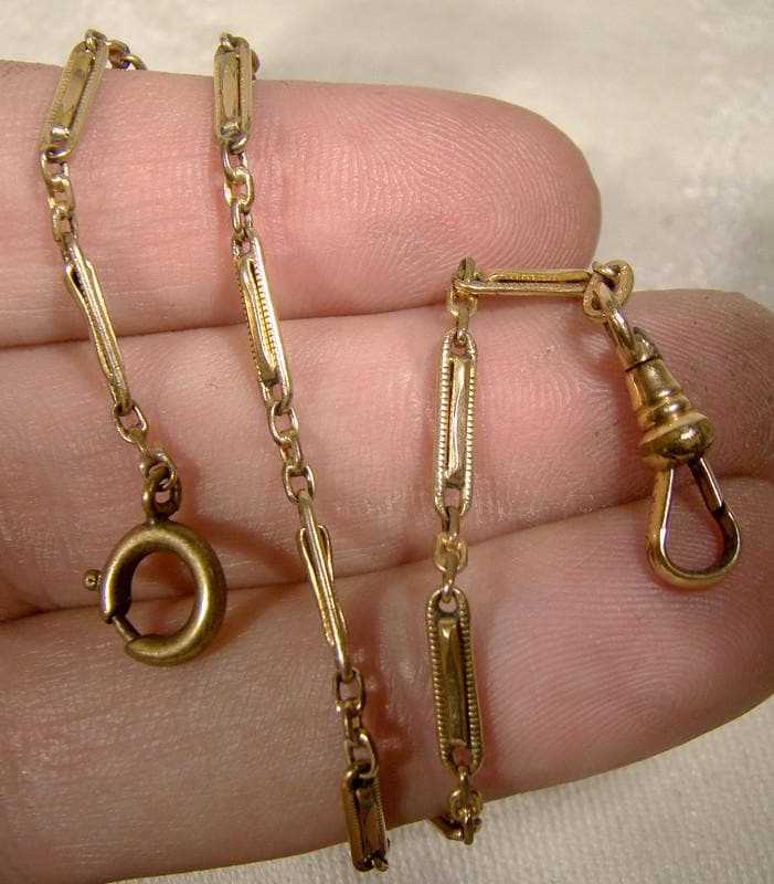 Antique White Gold Watch Chain Canada