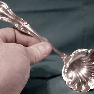 International Joan of Arc Sterling Silver Gravy Ladle 6 5/8&quot;