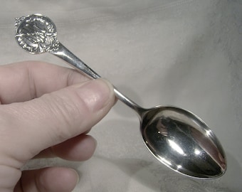 North London Rifle Club Sterling Silver 5-1/8" Souvenir Spoon 1931