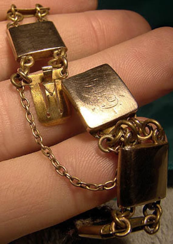 9K Victorian Rose Gold & Woven Hair Bracelet 1860-1870 - Etsy