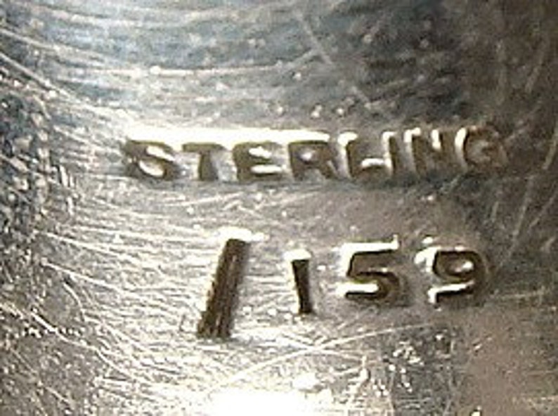 Edwardian Heavy Sterling Silver Napkin Ring 1910 American